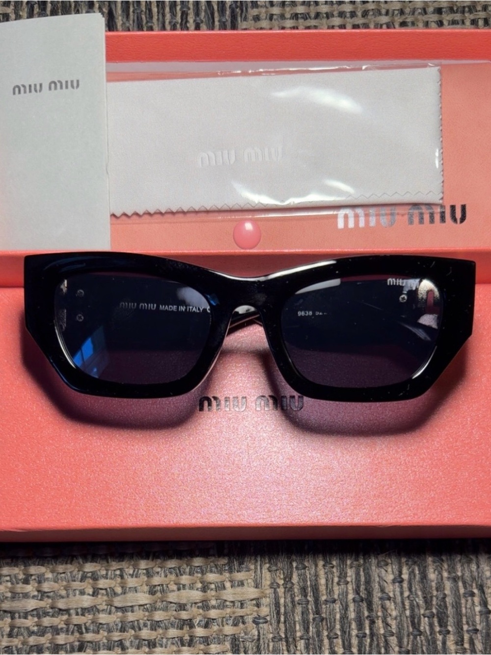 Miu Miu Black Sunglasses
